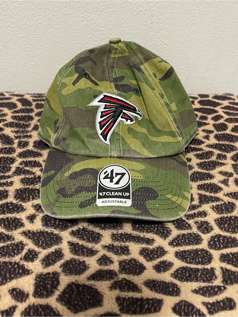 47 Brand Woodland Atlanta Falcons Baseball Cap Army Green New Unisex OS